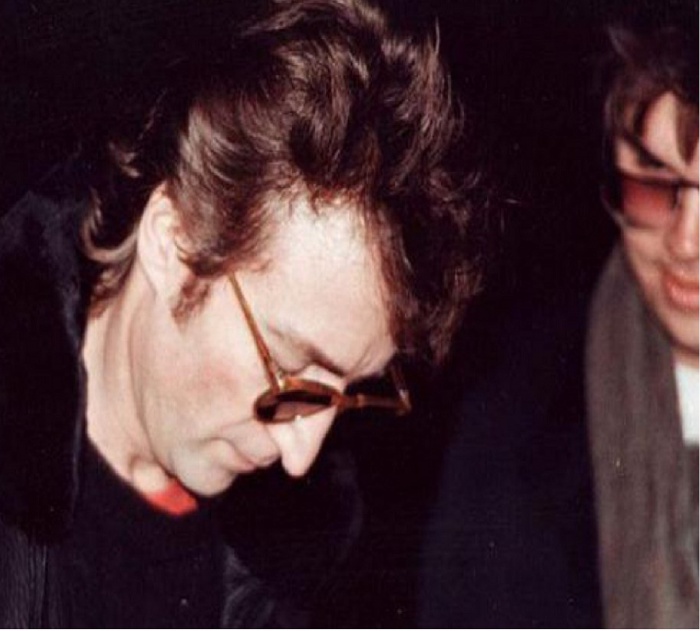 John Lennon e Mark Chapman