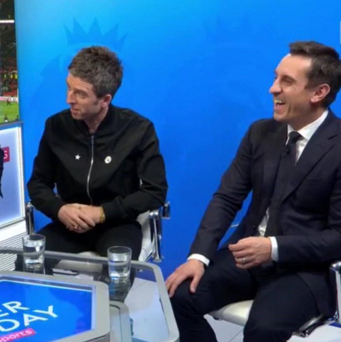 Noel Gallagher and Gary Neville @ Sky Sports