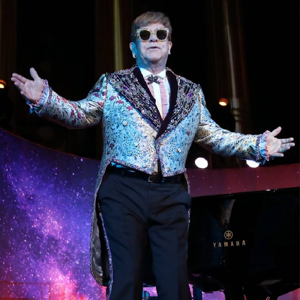 Elton John in visita a Firenze