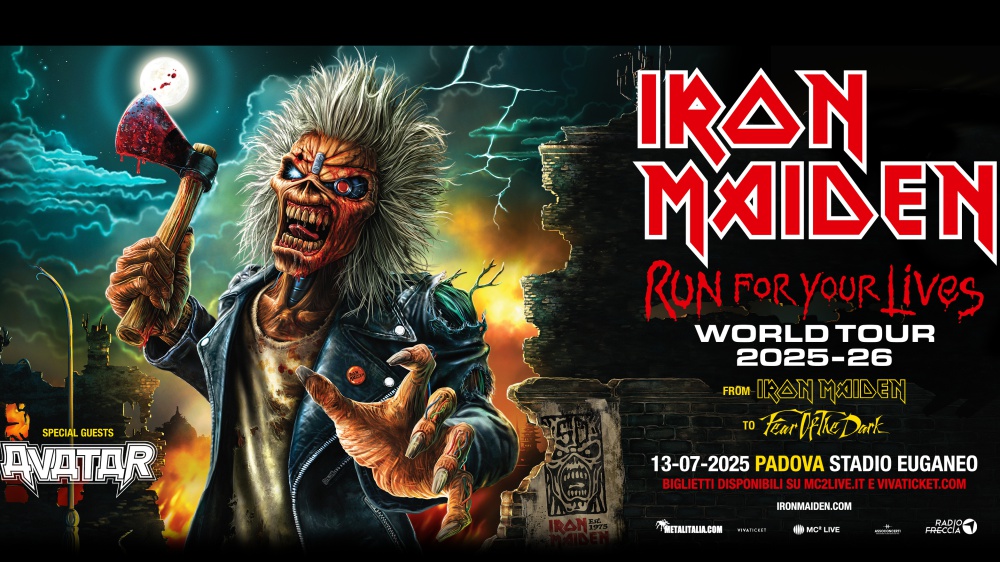 IRON MAIDEN: una data allo Stadio Euganeo di Padova a luglio 2025