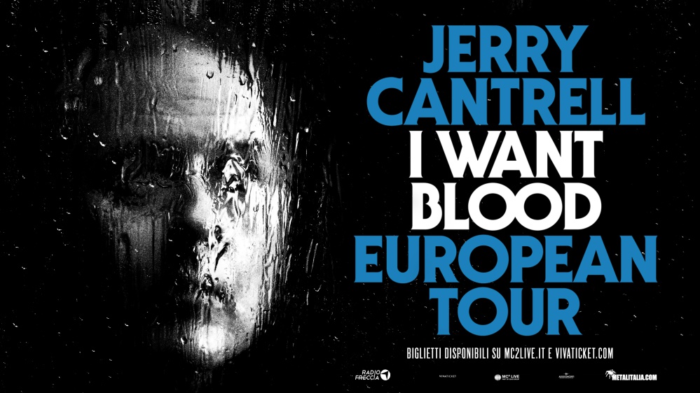 JERRY CANTRELL: due date in Italia in primavera