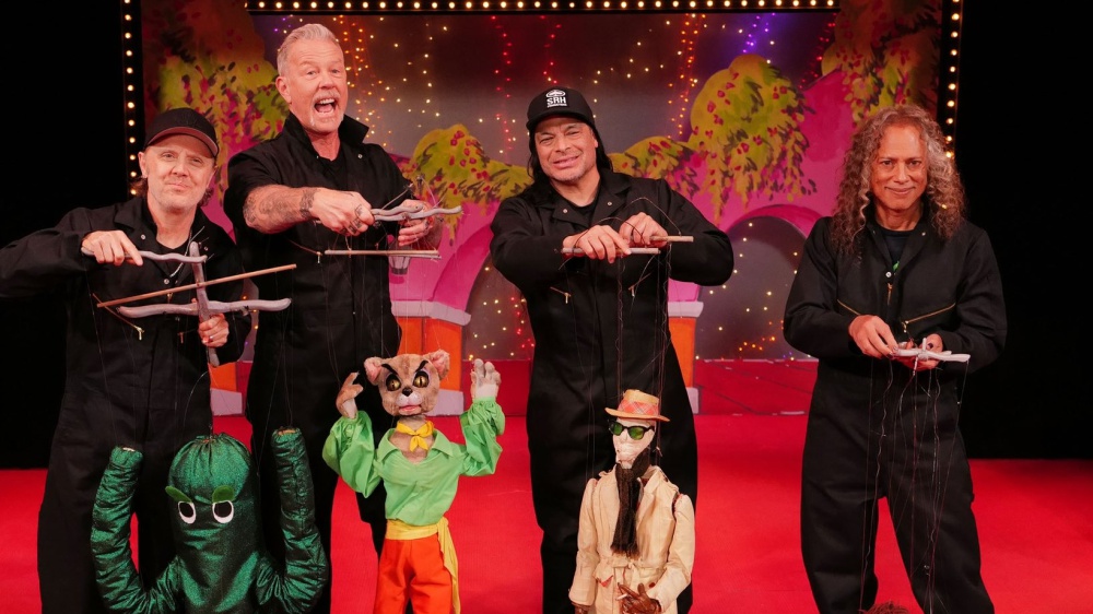 Metallica burattinai da Kimmel