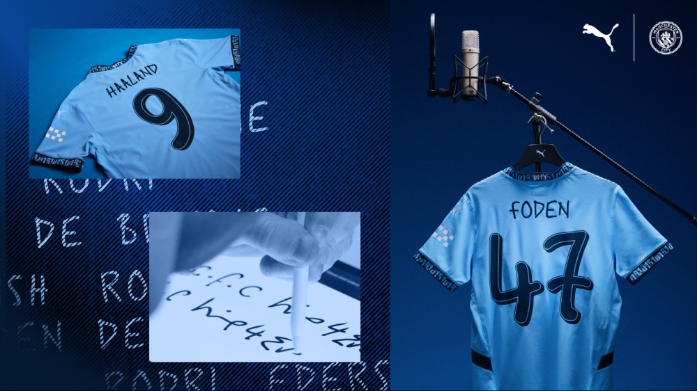 Noel Gallagher ha firmato le nuove divise del Manchester City