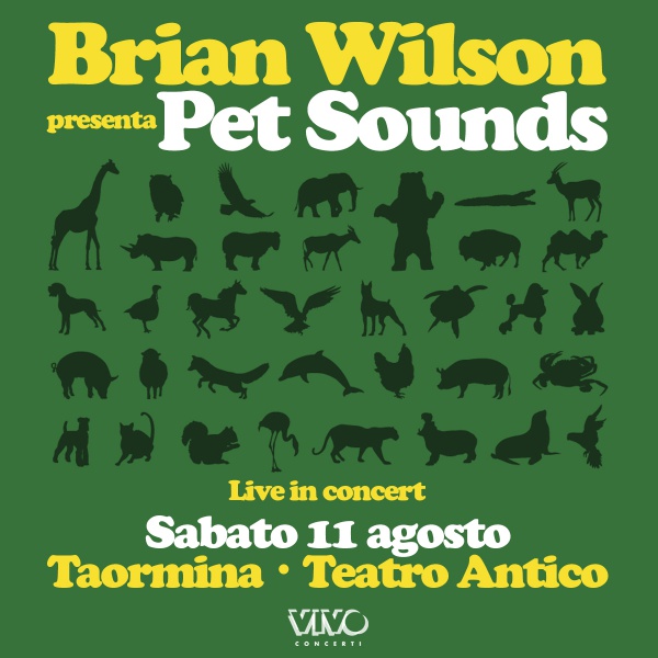Brian Wilson con"Pet Sounds" live In Italia