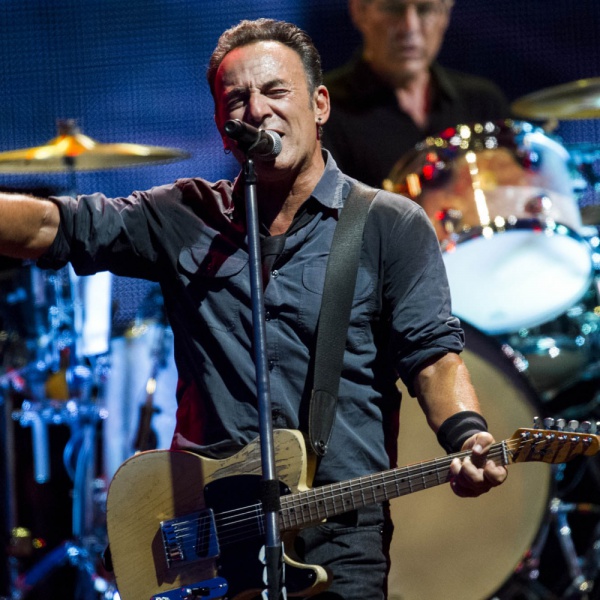 Bruce Springsteen a Genova con Spielberg