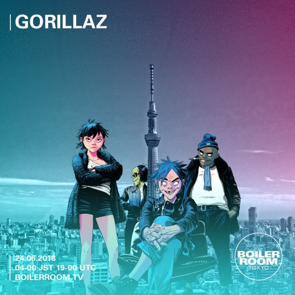 Gorillaz, "The Now Now" live a Tokyo per Boiler Room