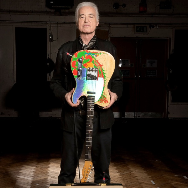 Jimmy Page, in un cartone della Fender la storia della sua Telecaster