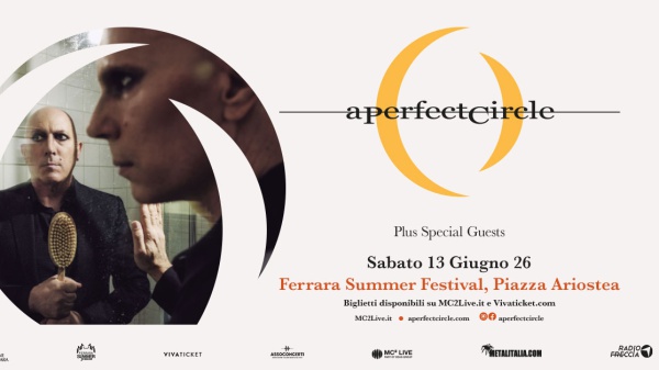 A Perfect Circle una data al Ferrara Summer Festival 2026 a giugno