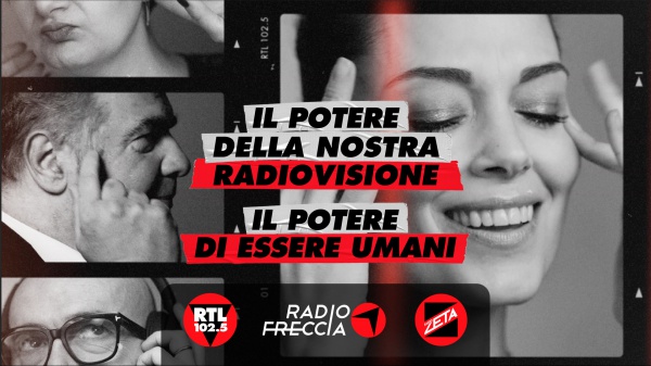 Anche Radiofreccia e Radio Zeta celebrano con RTL 102.5 il potere della radiovisione