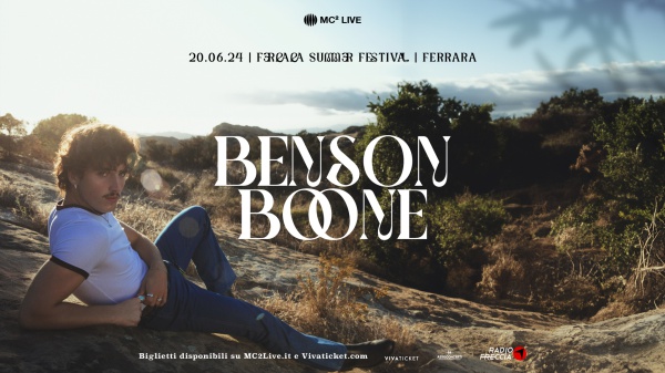 BENSON BOONE: una data al Ferrara Summer Festival