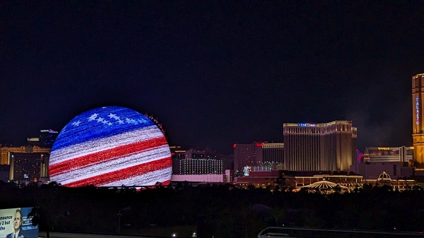 Guarda le prime immagini del The Sphere di Las Vegas