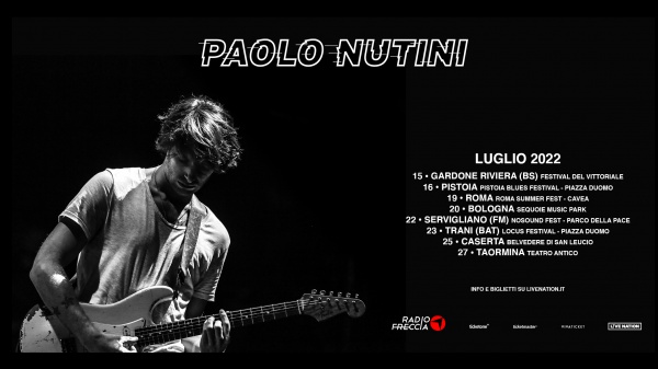 Il ritorno di Paolo Nutini: 8 date in Italia a luglio 2022. Tutti i dettagli