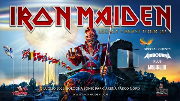 Iron Maiden, spostata al 2022 la data italiana a Bologna Sonic Park