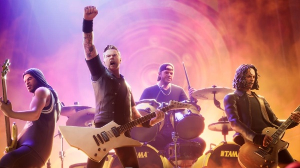 Metallica protagonisti di una nuova modalità su Fortnite