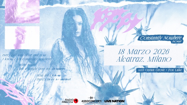 Poppy arriva in Italia per un unico appuntamento nel 2026